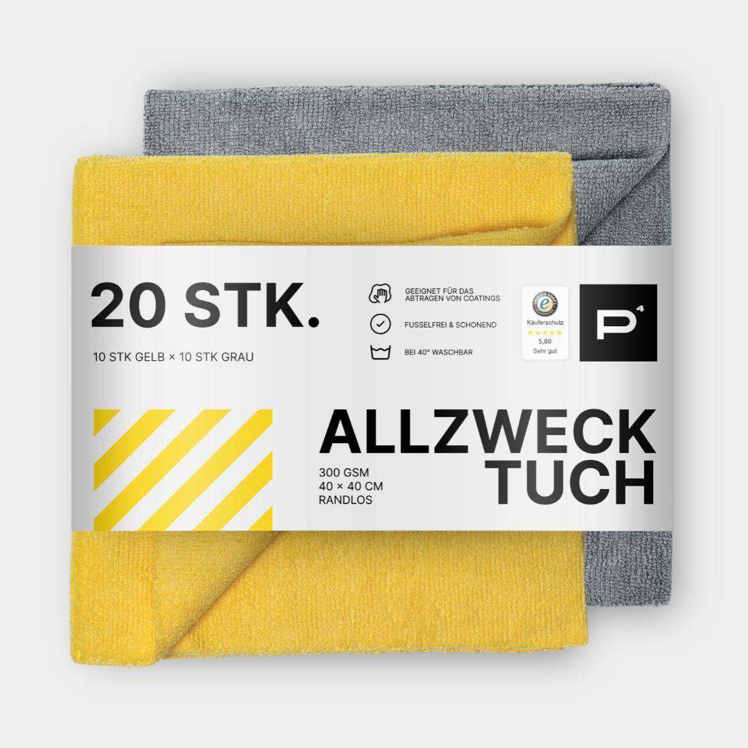 Mikrofaser Set "Coating Crew" - 20 Stk. / randlos / 300 GSM